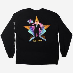 Elton John 'Farewell Yellow Brick Road Concert' Long Sleeve T-Shirt - XL